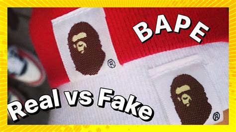 real vs fake bape adidas jacket|how to tell if bapes are real.